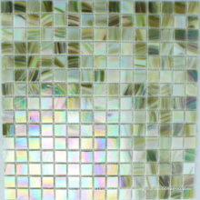 Green Iridium Glass Mosaic